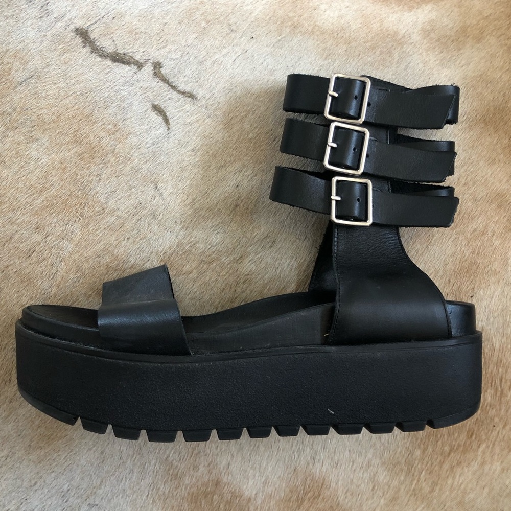 Platform gladiator sandals